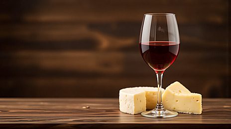 pngtree red wine and cheese image