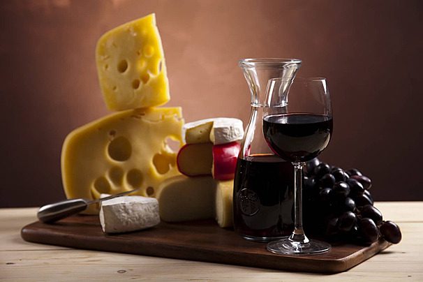 pngtree rustic still life a vibrant display of wine and cheese in a countryside setting photo image